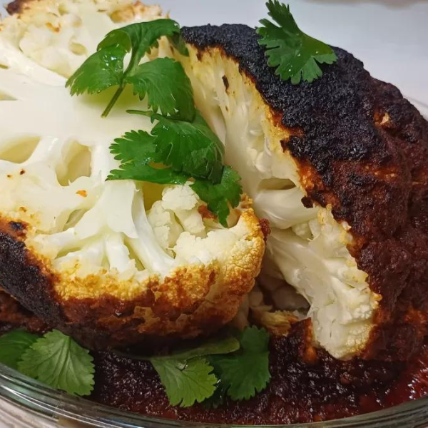 Charred Harissa Cauliflower – Liviana