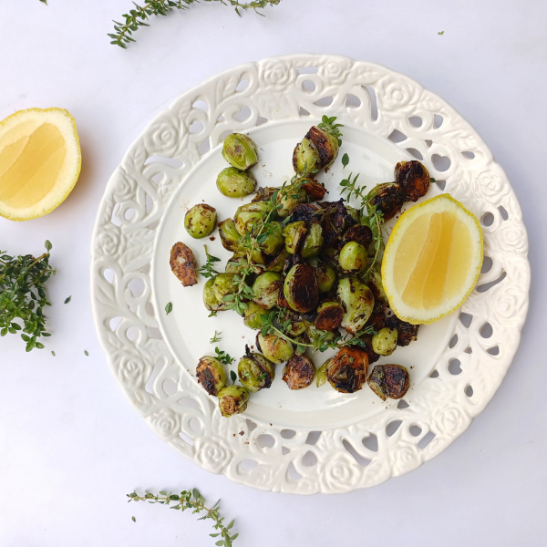 Black Garlic Brussel Sprouts
