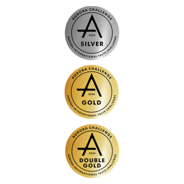 3 tiers of emblems for the Aurora awards