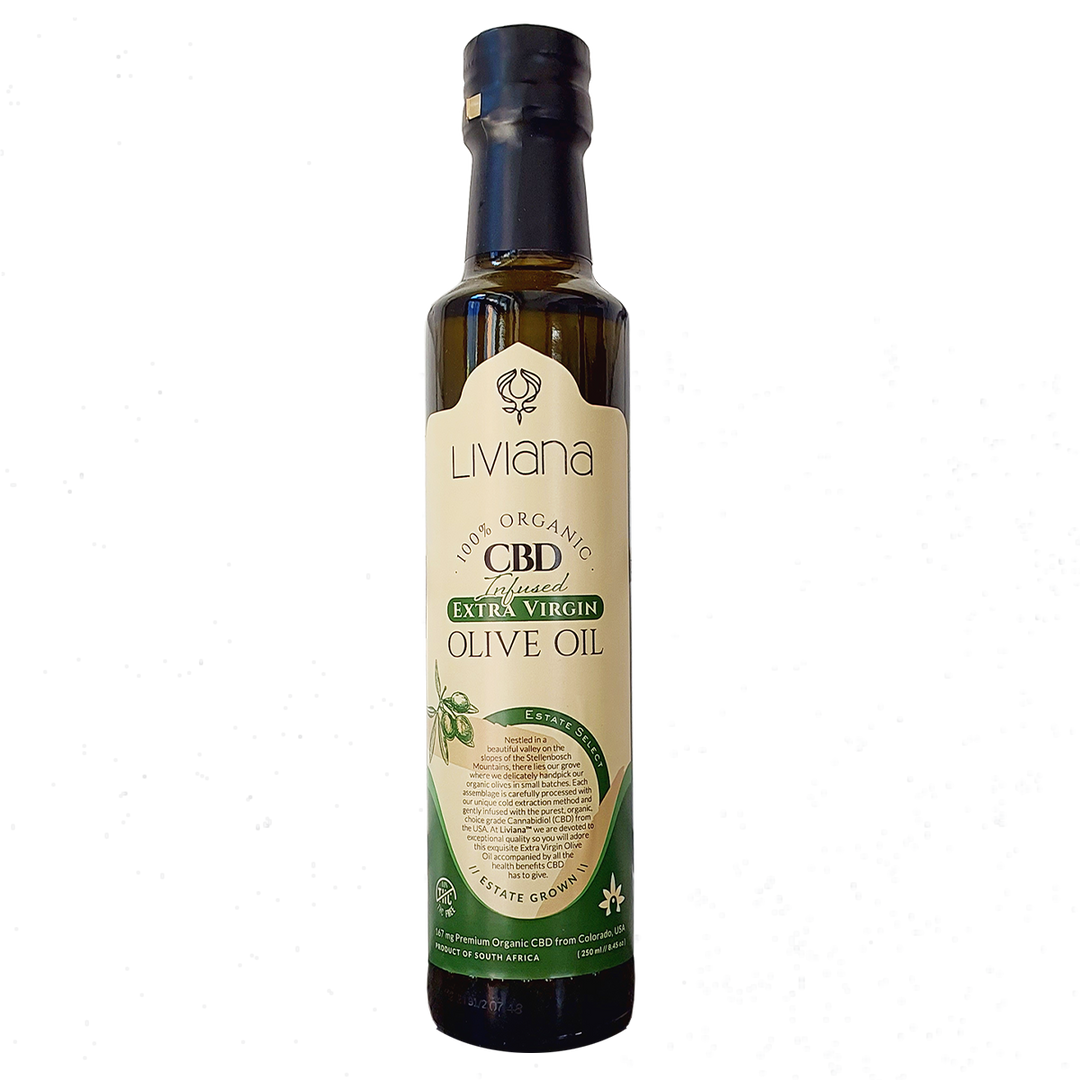 CBD-Infused Estate Select Extra Virgin Olive Oil (250 ml)